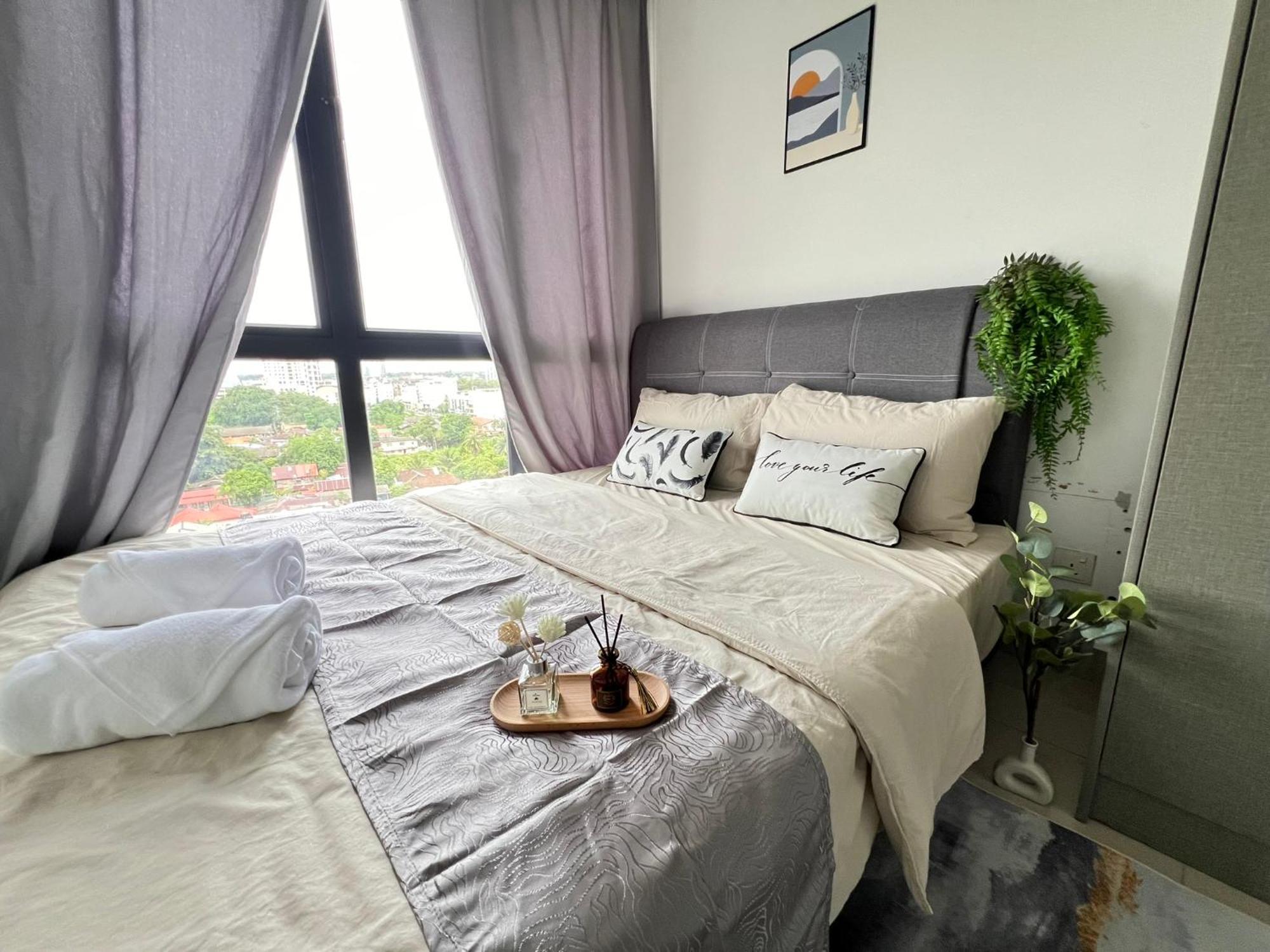 Riverview 8pax 3br In Kbtown Wi-fi, B-12-3 Apartment *